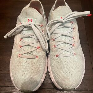 Under Armour Mint Sneakers with Coral Soles